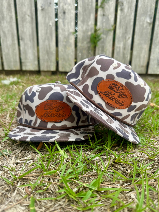 Youth Classic Leather Patch Hat | Slough Camo