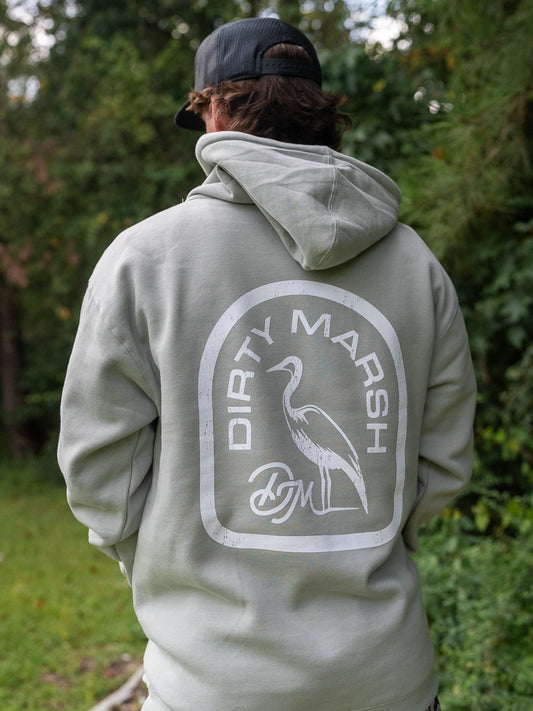 Backshore Logo Hoodie | Dusty Sage
