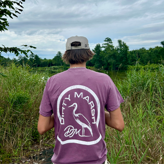 Backshore Logo Tee | Berry