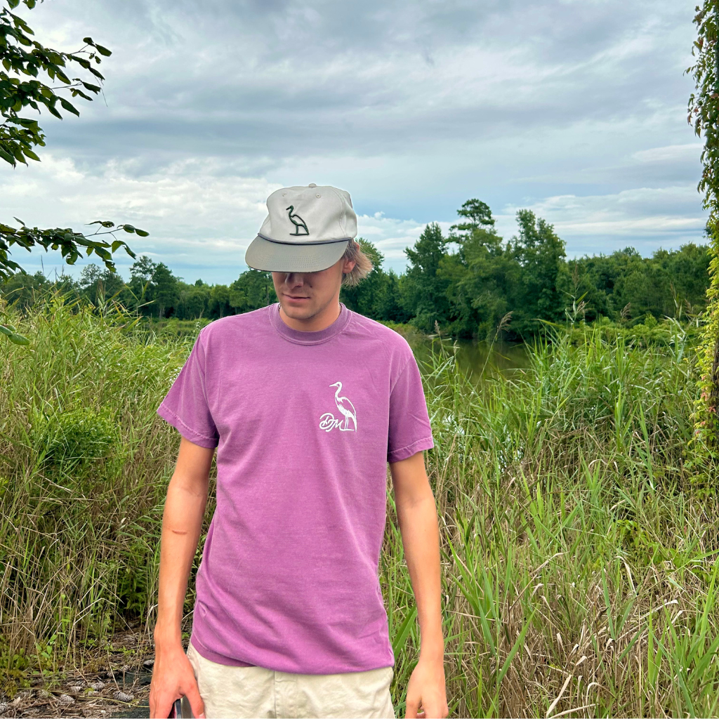 Backshore Logo Tee | Berry-Dirty Marsh Outfitters