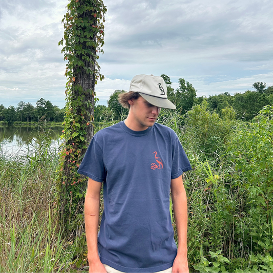 The Crown Tee | Navy-Dirty Marsh Outfitters