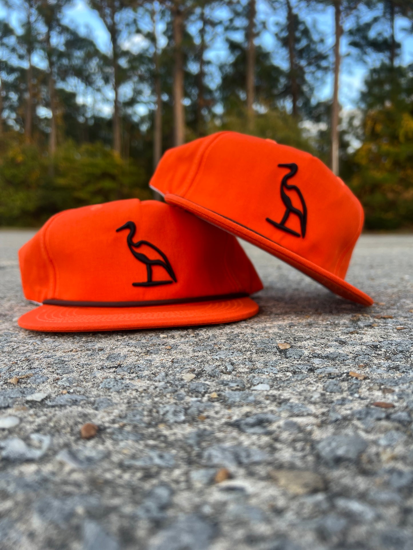 Heron Embroidered | Blaze Orange