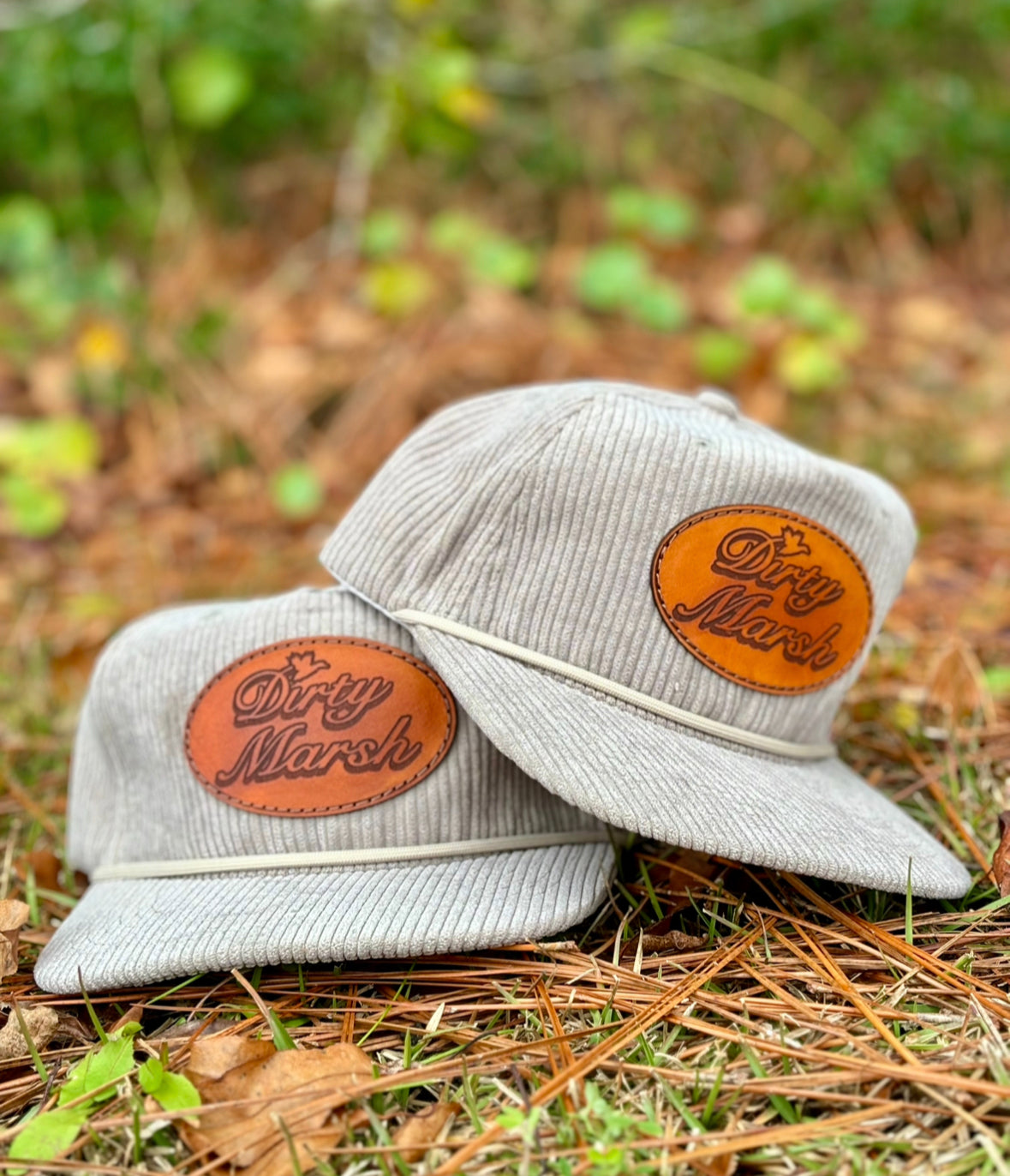 Classic Leather Patch | Oat Corduroy