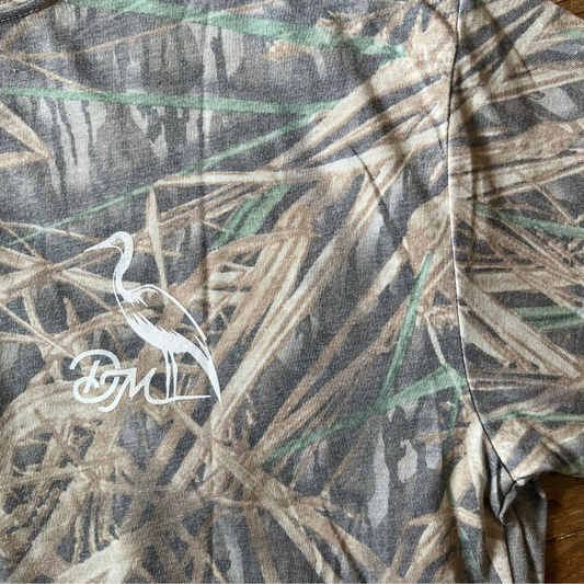 Backshore Logo Tee | Mossy Oak® Shadow Grass Camo (Washed Out Series)