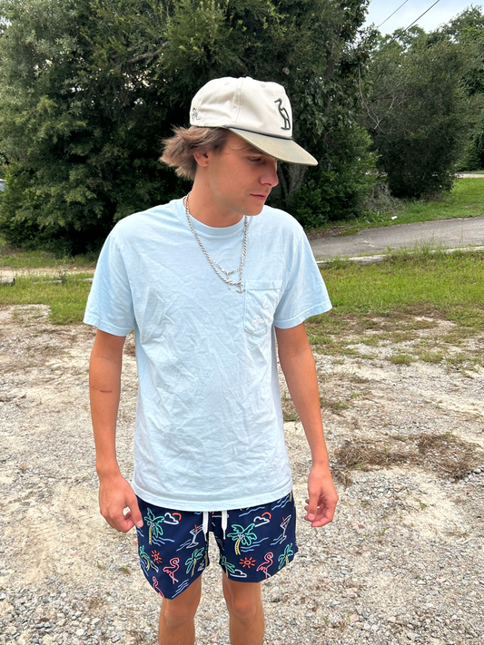 Yeti Butt Tee | Chambray