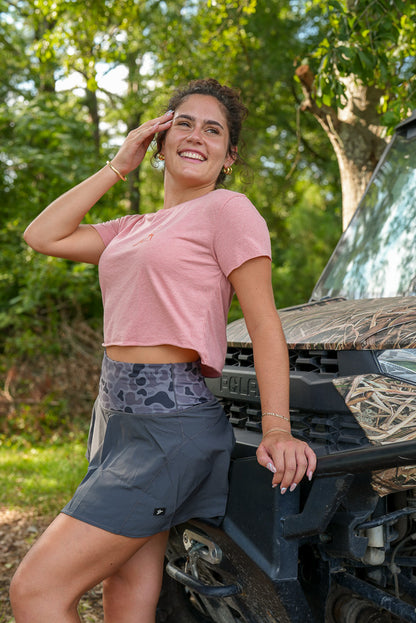 Women's Baby Tee | Desert Pink