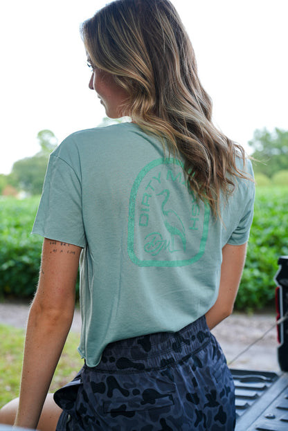 Women's Baby Tee | Green