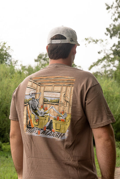 Skelly in Da Stand Tee | Espresso