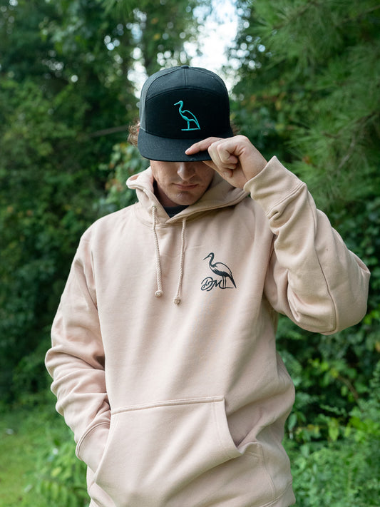 Backshore Logo Hoodie | Dusty Pink