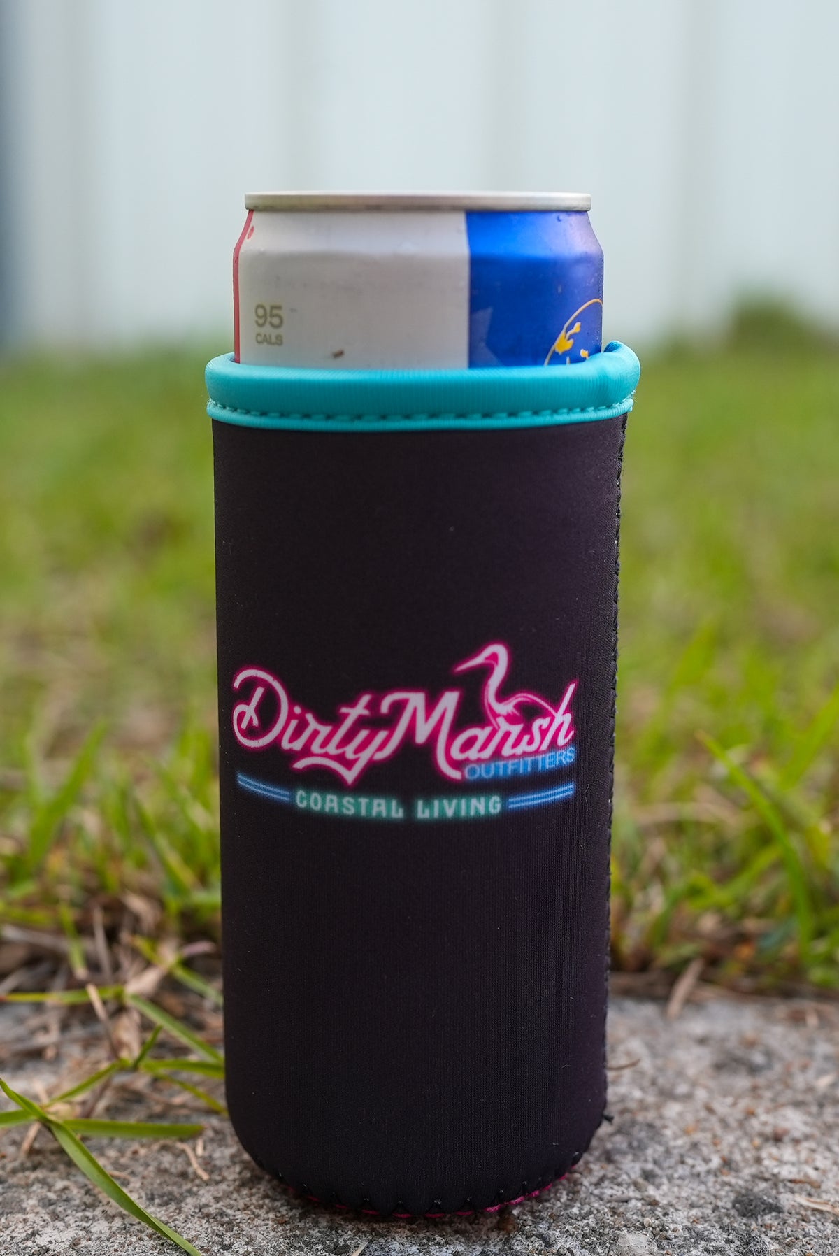 Slim Can Koozie | Tombstone | Neon Black