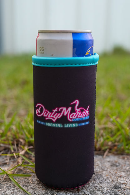 Slim Can Koozie | Tombstone | Neon Black