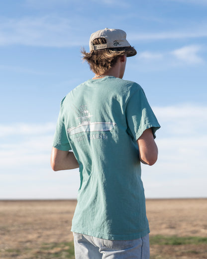 Center Console Tee | Seafoam-Dirty Marsh Outfitters
