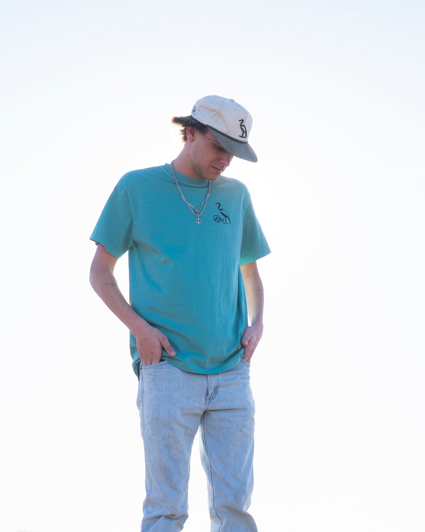 Center Console Tee | Seafoam-Dirty Marsh Outfitters