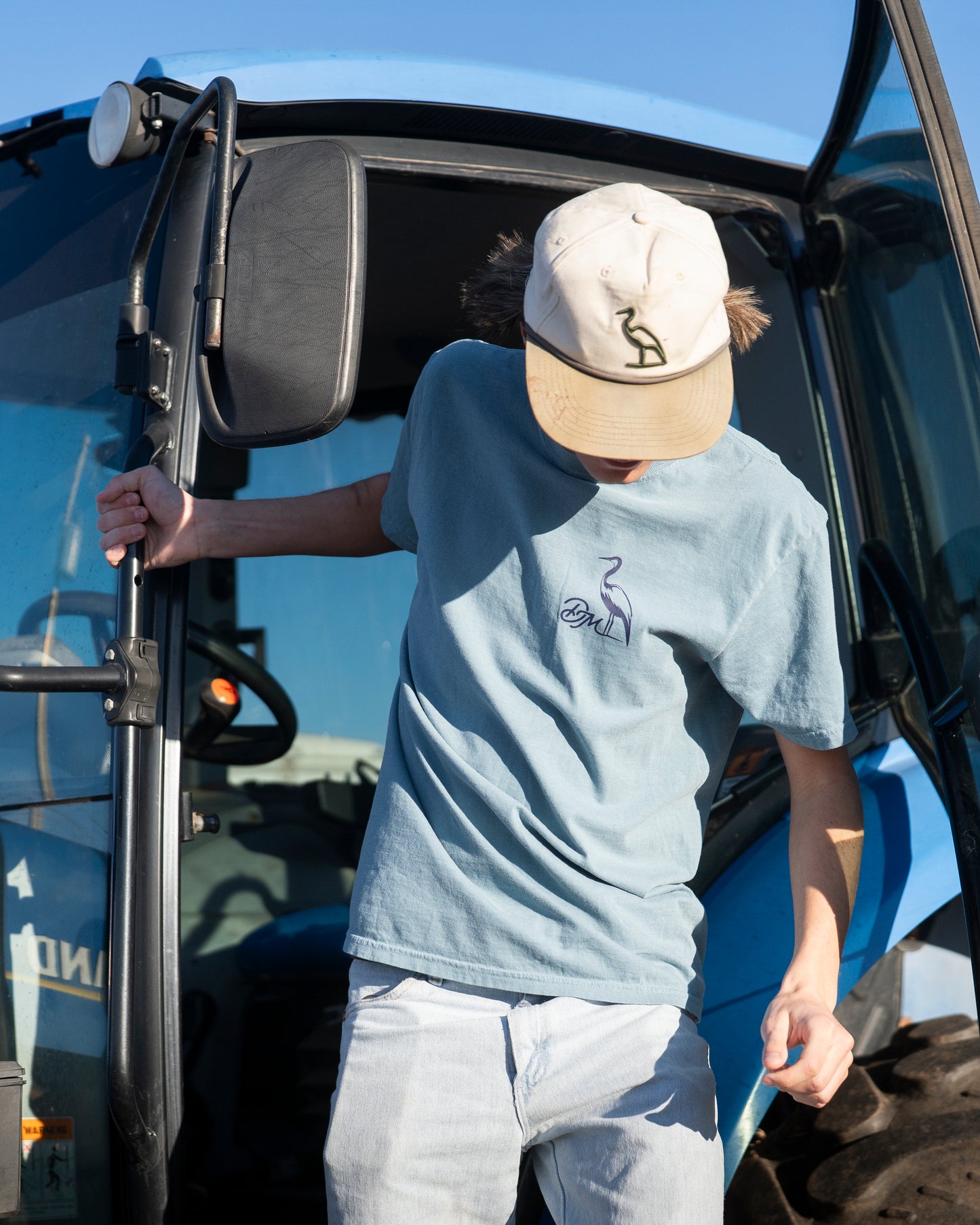 Hood Eats Tee | Ice Blue