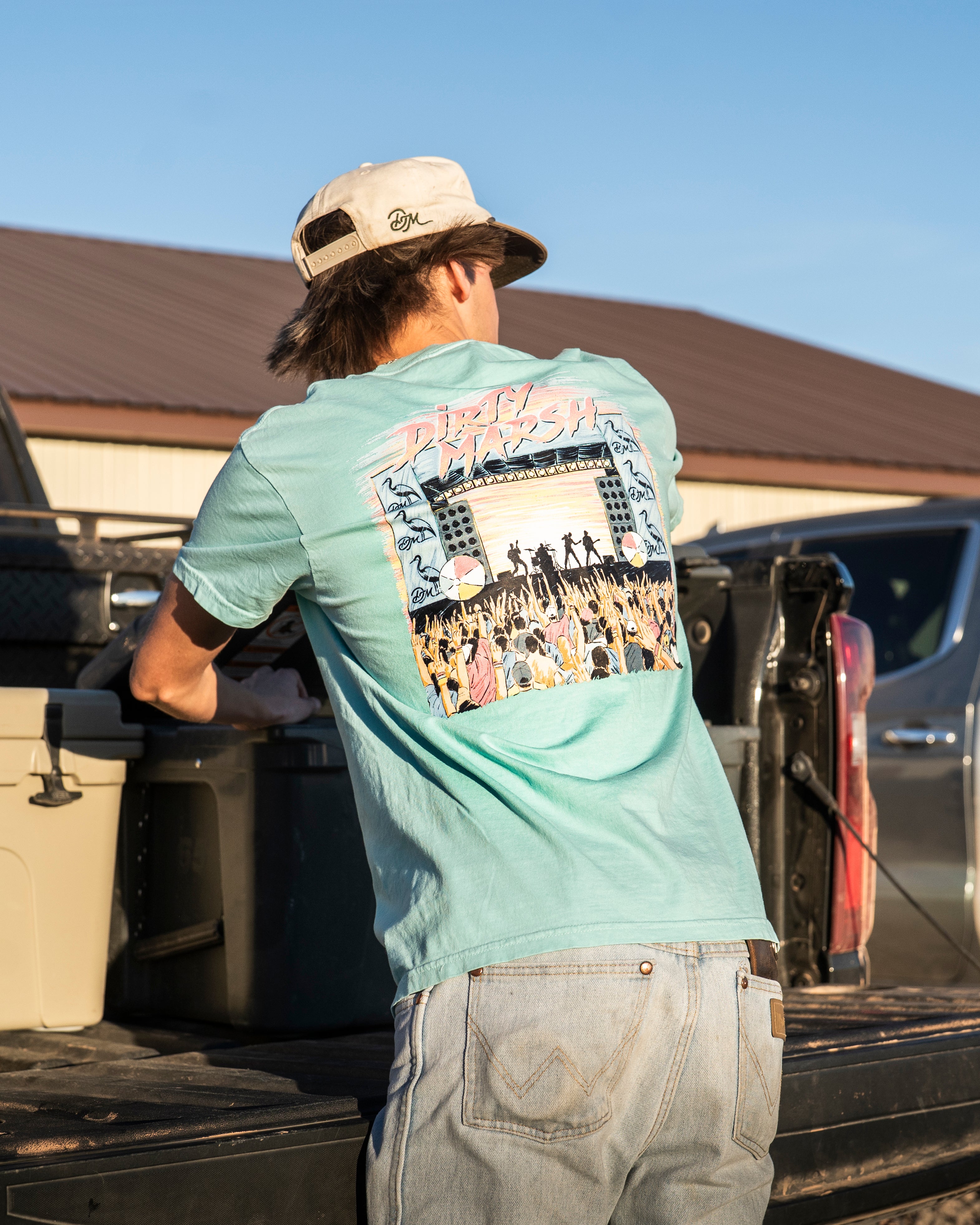 Spring Break Tee | Chalky Mint – Dirty Marsh Outfitters
