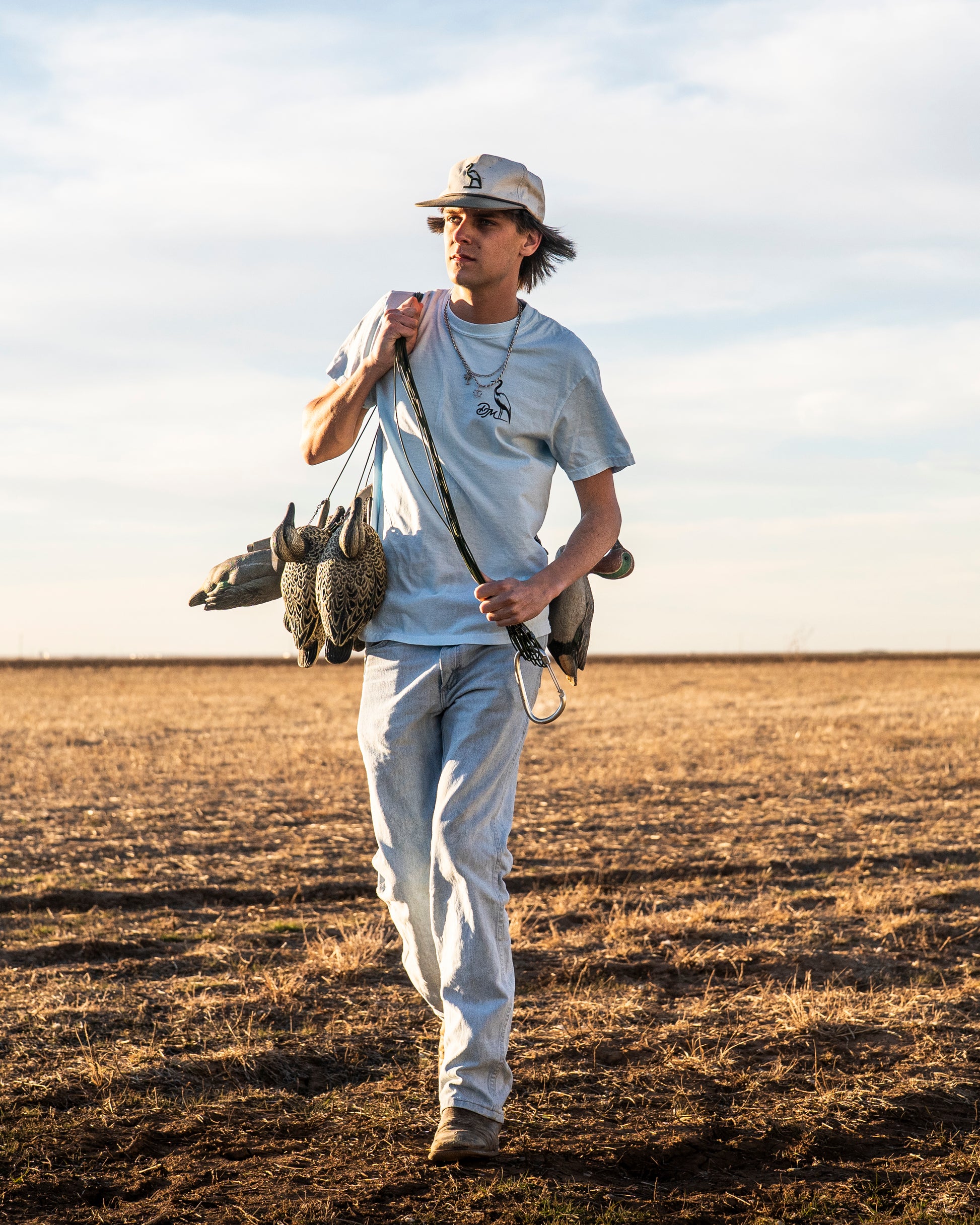 Marshall on Da Green Tee | Chambray-Dirty Marsh Outfitters