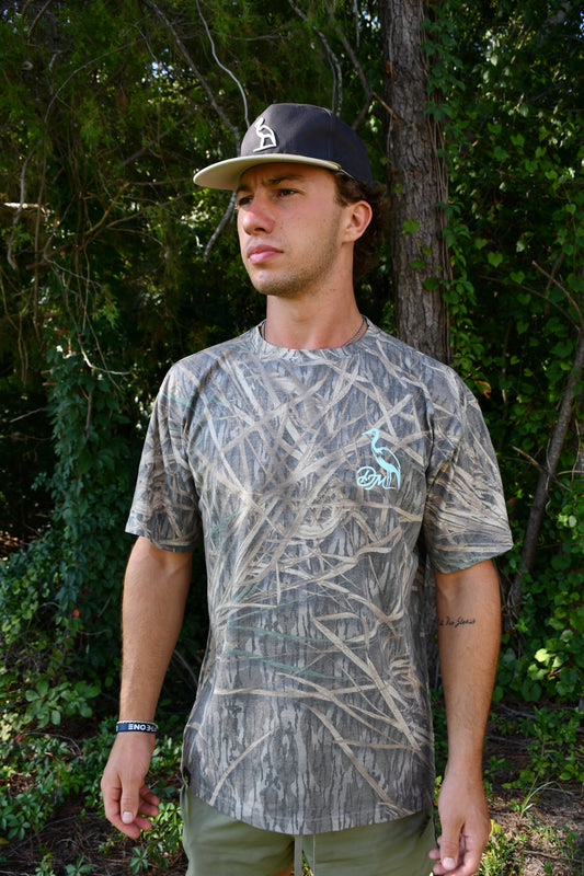 Mossy Oak Shadowgrass- Teal Circle Logo