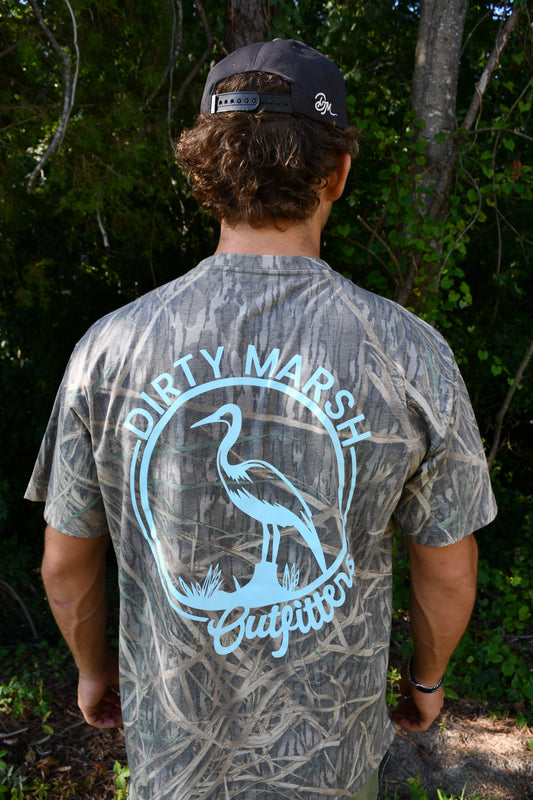Mossy Oak Shadowgrass- Teal Circle Logo