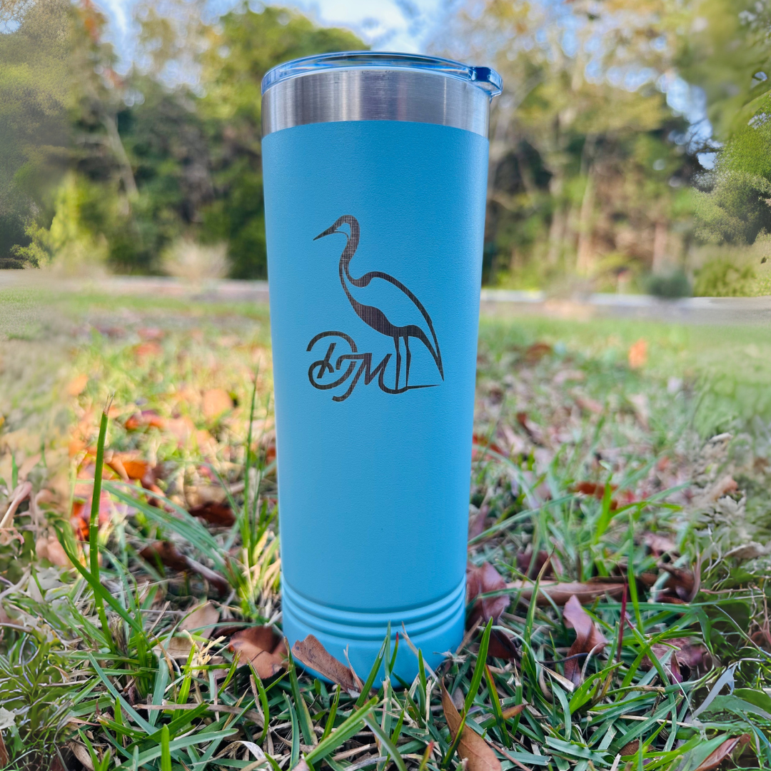 Backshore Metal Tumbler 20oz | Ice Blue