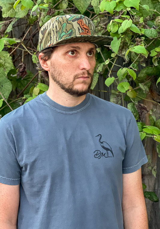 Green Wing Stamp | Denim