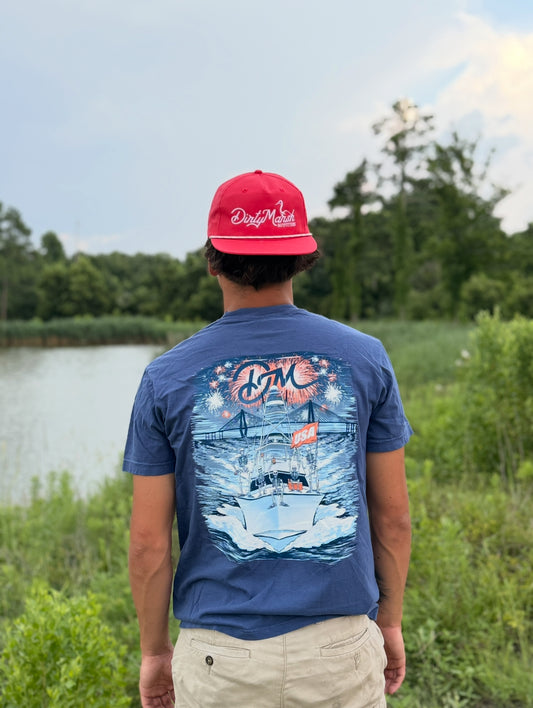 Yacht Shenanigans Tee | China Blue