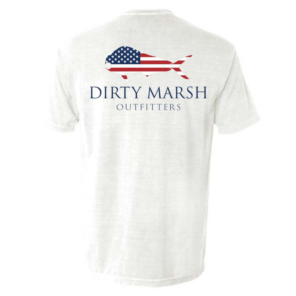 'Murica Mahi Tee | White