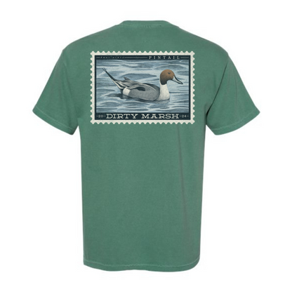 Pintail Stamp Tee | Light Green