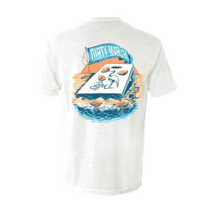 Coastal Cornhole | White
